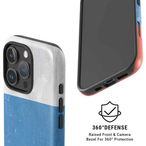 Russian Flag Distressed iPhone 16 Pro Magsafe Impact Case