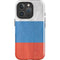 Russian Flag Distressed iPhone 16 Pro Max Impact Case