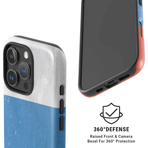 Russian Flag Distressed iPhone 16 Pro Max Magsafe Impact Case