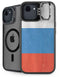 Russian Flag Distressed iPhone 16e Kickstand Case