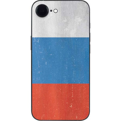 Russian Flag Distressed iPhone 16e Skin