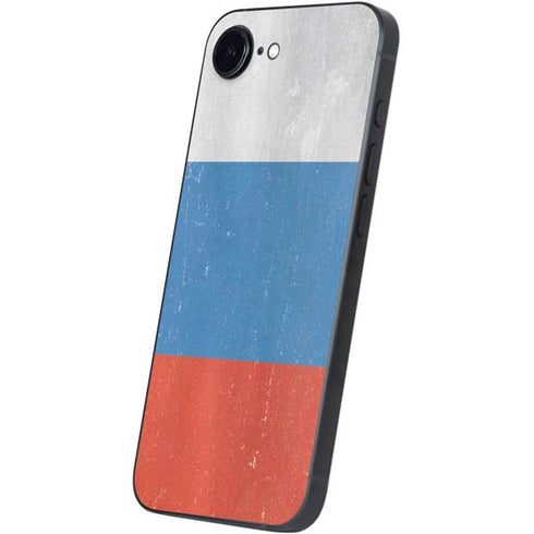 Russian Flag Distressed iPhone 16e Skin