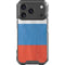 Russian Flag Distressed iPhone 18 Pro Clear Case