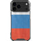 Russian Flag Distressed iPhone 18 Pro Max Clear Case