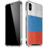 Russian Flag Distressed iPhone X/XS Clear Case