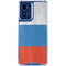 Russian Flag Distressed Moto G Play 4G (2024) Clear Case