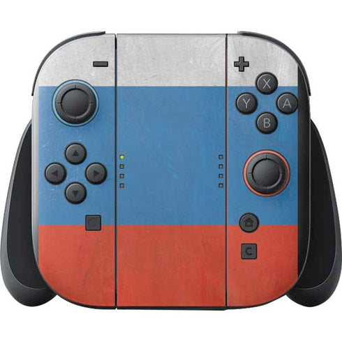 Russian Flag Distressed Nintendo Switch 2 (2025) with Joy-Con Skin