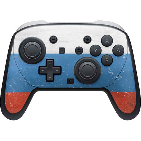 Russian Flag Distressed Nintendo Skins