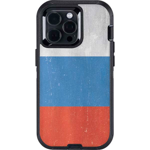 Russian Flag Distressed Otterbox Defender iPhone Skin