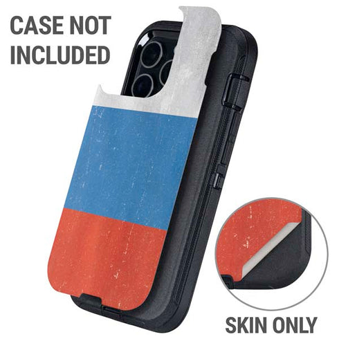 Russian Flag Distressed Otterbox Defender iPhone Skin