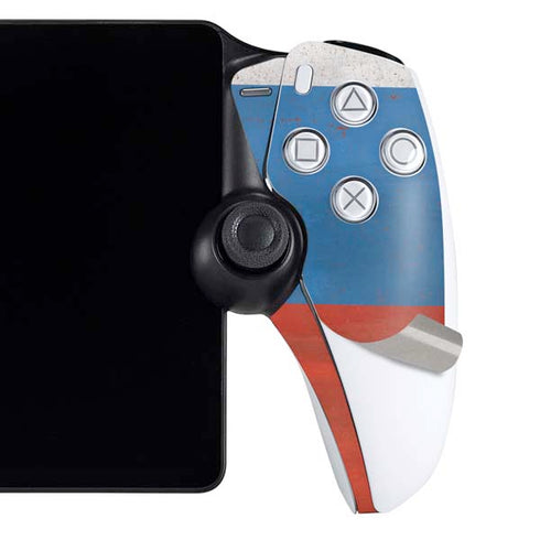 Russian Flag Distressed PlayStation Portal Remote Player Skin