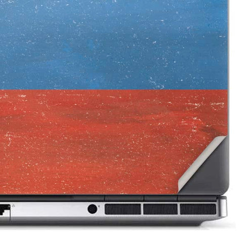 Russian Flag Distressed Dell Precision Skin
