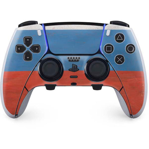 Russian Flag Distressed PS5 DualSense Edge Pro Controller Skin