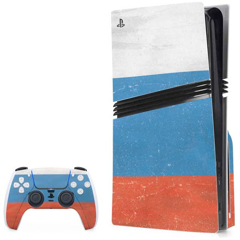 Russian Flag Distressed PlayStation PS5 Skins