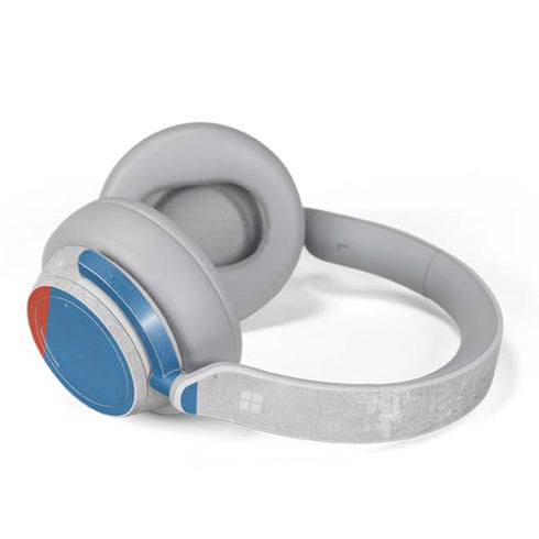 Russian Flag Distressed Surface Headphones Skin