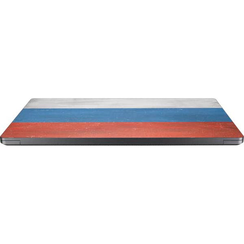 Russian Flag Distressed Surface Laptop 7 15in Skin