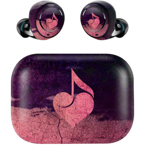 Rustic Musical Heart Amazon Echo Buds Skin