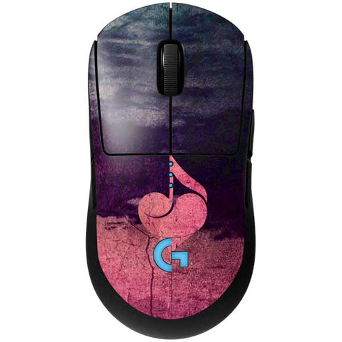 Rustic Musical Heart G Pro Wireless Gaming Mouse Skin