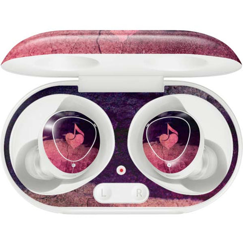 Rustic Musical Heart Galaxy Buds Plus Skin