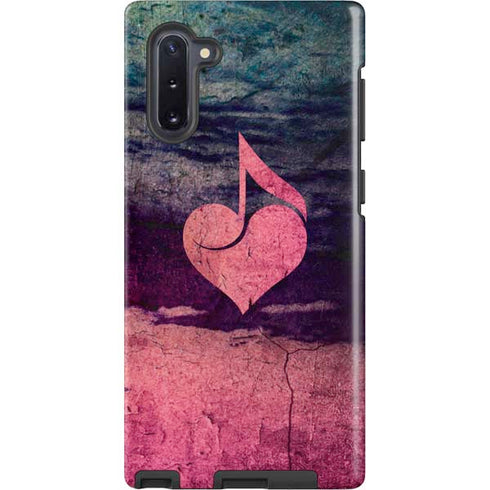 Rustic Musical Heart Galaxy Cases