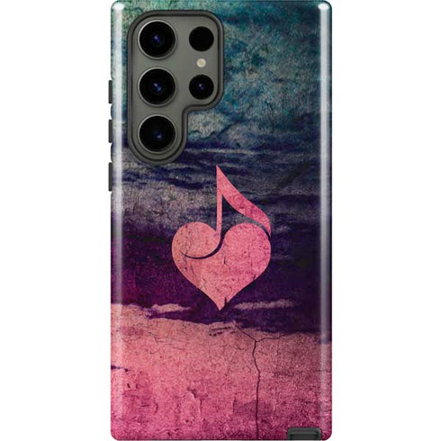 Rustic Musical Heart Galaxy S23 Ultra Pro Case