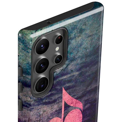 Rustic Musical Heart Galaxy S23 Ultra Pro Case