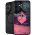 Rustic Musical Heart Galaxy S24 FE Kickstand Case