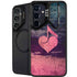 Rustic Musical Heart Galaxy S25 Kickstand Case