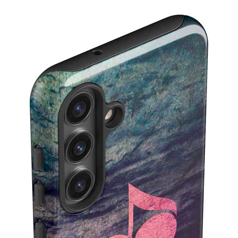 Rustic Musical Heart Galaxy S25 Plus Impact Case