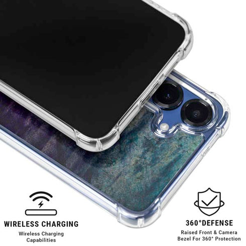 Rustic Musical Heart Galaxy S25 Plus Clear Case