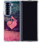 Rustic Musical Heart Galaxy Z Fold6 Clear Case