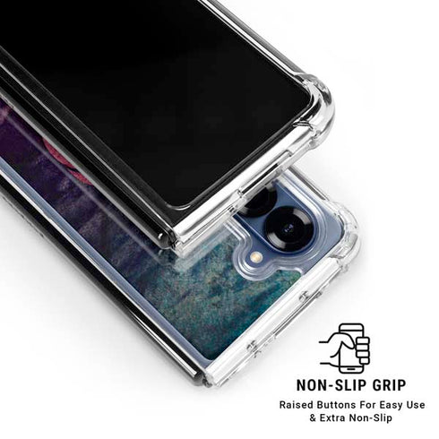 Rustic Musical Heart Galaxy Z Fold6 Clear Case