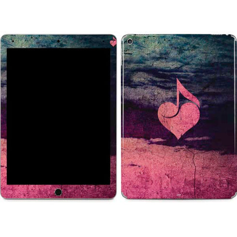 Rustic Musical Heart iPad Skins