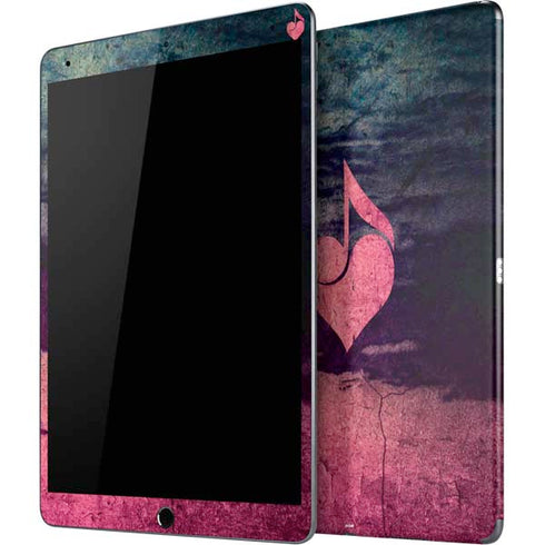 Rustic Musical Heart iPad Skins
