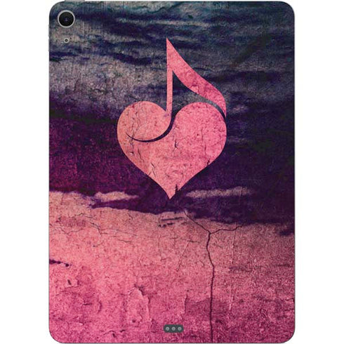 Rustic Musical Heart Apple iPad Air Skin