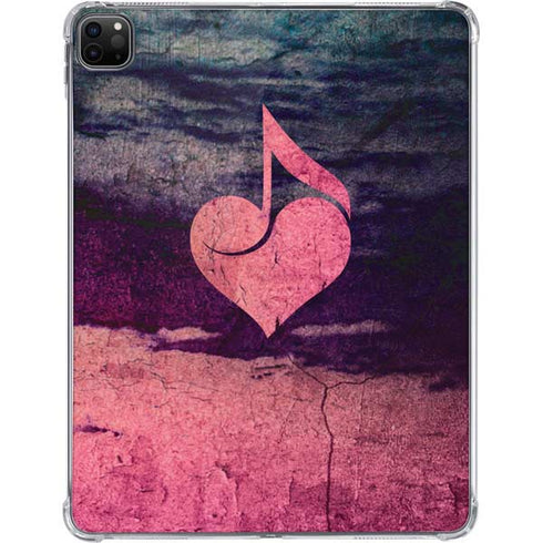 Rustic Musical Heart iPad Pro 11in (2024) Clear Case