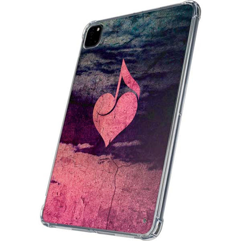Rustic Musical Heart iPad Pro 11in (2024) Clear Case
