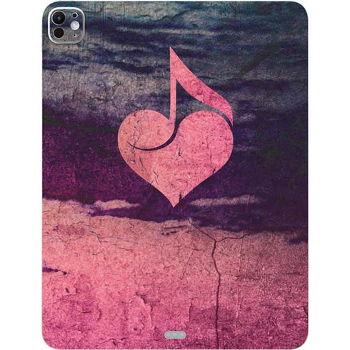 Rustic Musical Heart iPad Pro 13in M4 (2024) Skin