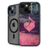 Rustic Musical Heart iPhone 13 Kickstand Case