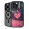 Rustic Musical Heart iPhone 13 Pro Max Kickstand Case