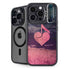 Rustic Musical Heart iPhone 14 Pro Max Kickstand Case