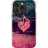 Rustic Musical Heart iPhone 15 Pro Impact Case