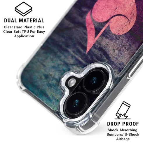 Rustic Musical Heart iPhone 16 MagSafe Case
