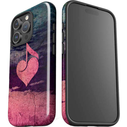 Rustic Musical Heart iPhone 16 Pro Impact Case