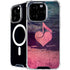 Rustic Musical Heart iPhone 16 Pro MagSafe Case