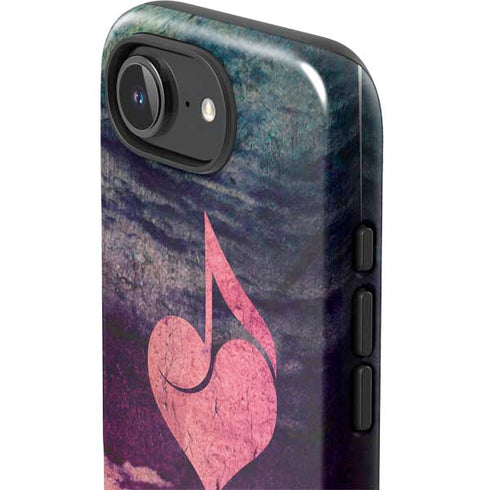 Rustic Musical Heart iPhone 16e Impact Case