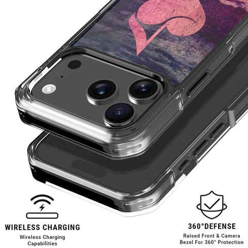 Rustic Musical Heart iPhone 18 Pro Clear Case