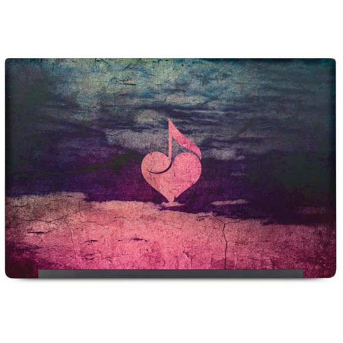 Rustic Musical Heart Dell Latitude Skin