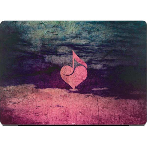 Rustic Musical Heart Apple MacBook Pro 14-inch Skin