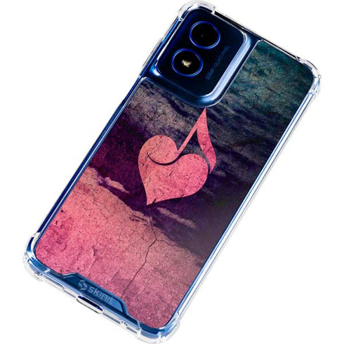 Rustic Musical Heart Moto G 5G (2024) Clear Case